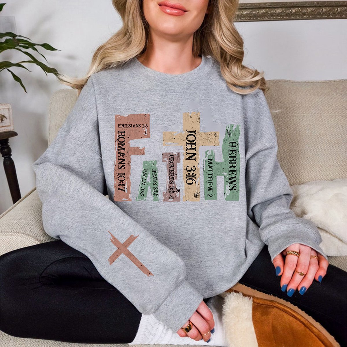 Retro Christian Quotes Sweatshirt