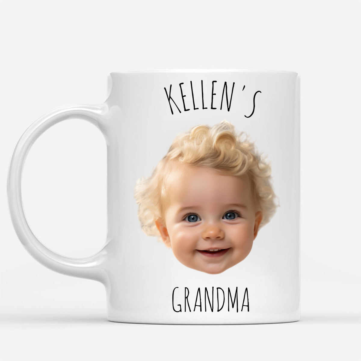 Personalized Face Photo Custom Text Mug