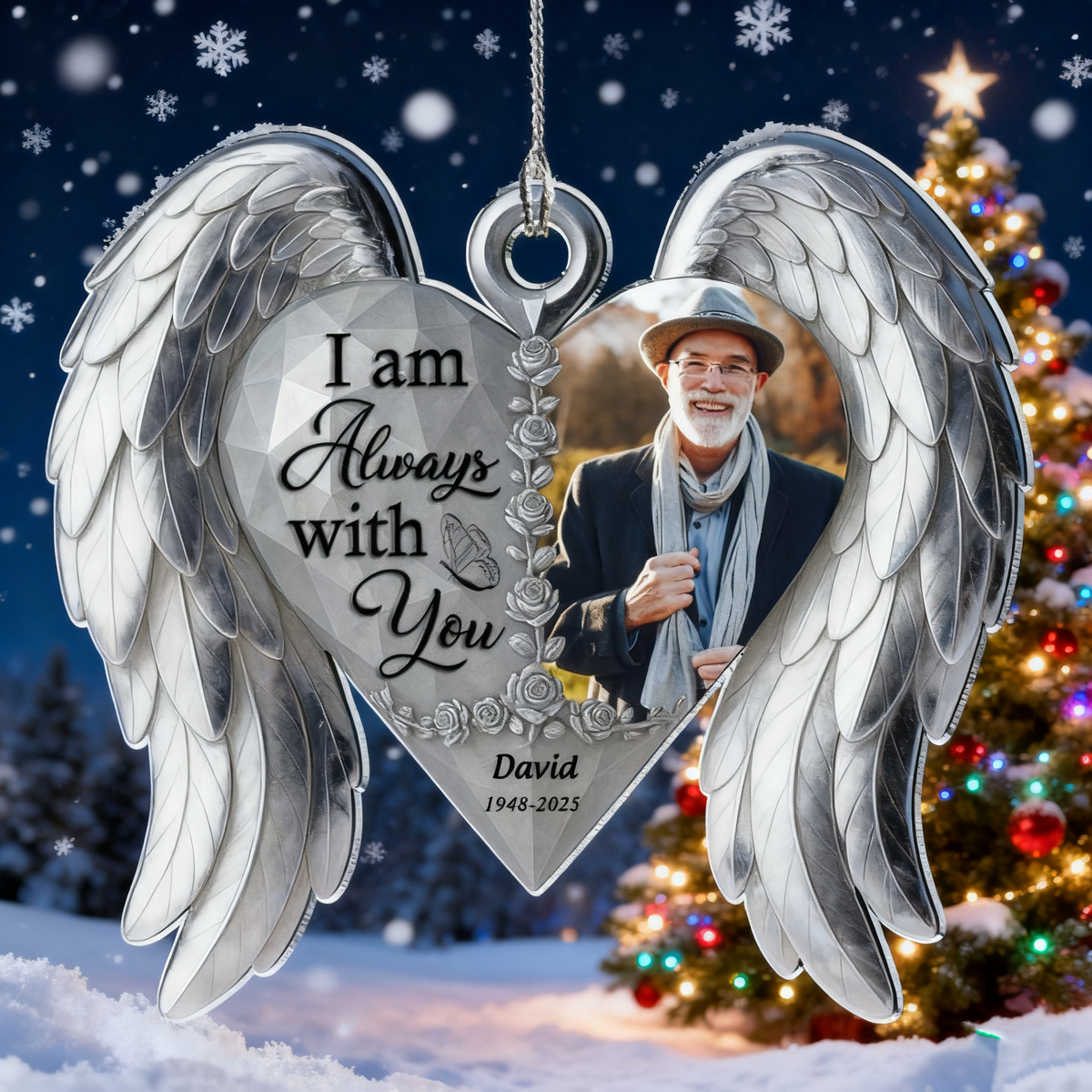 With You Forever - Personalized Memorial Acrylic Ornament