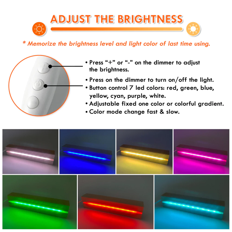 Best Dad In The World - Personalized Photo Acrylic Block LED Night Light