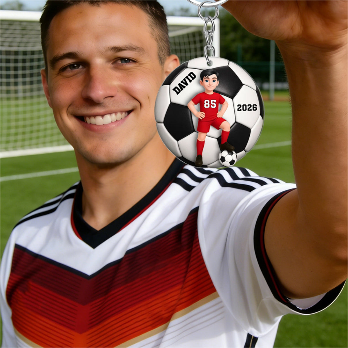 Soccer Girl Boy - Personalized Acrylic Keychain Gift For Daughter, Son, Soccer Lover