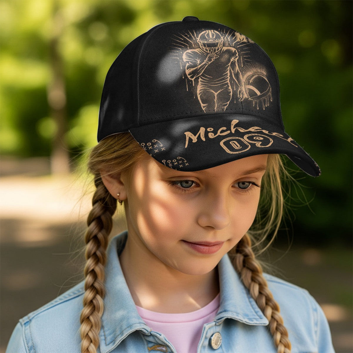 Proud Football Mom Cap - Personalized Football Classic Cap