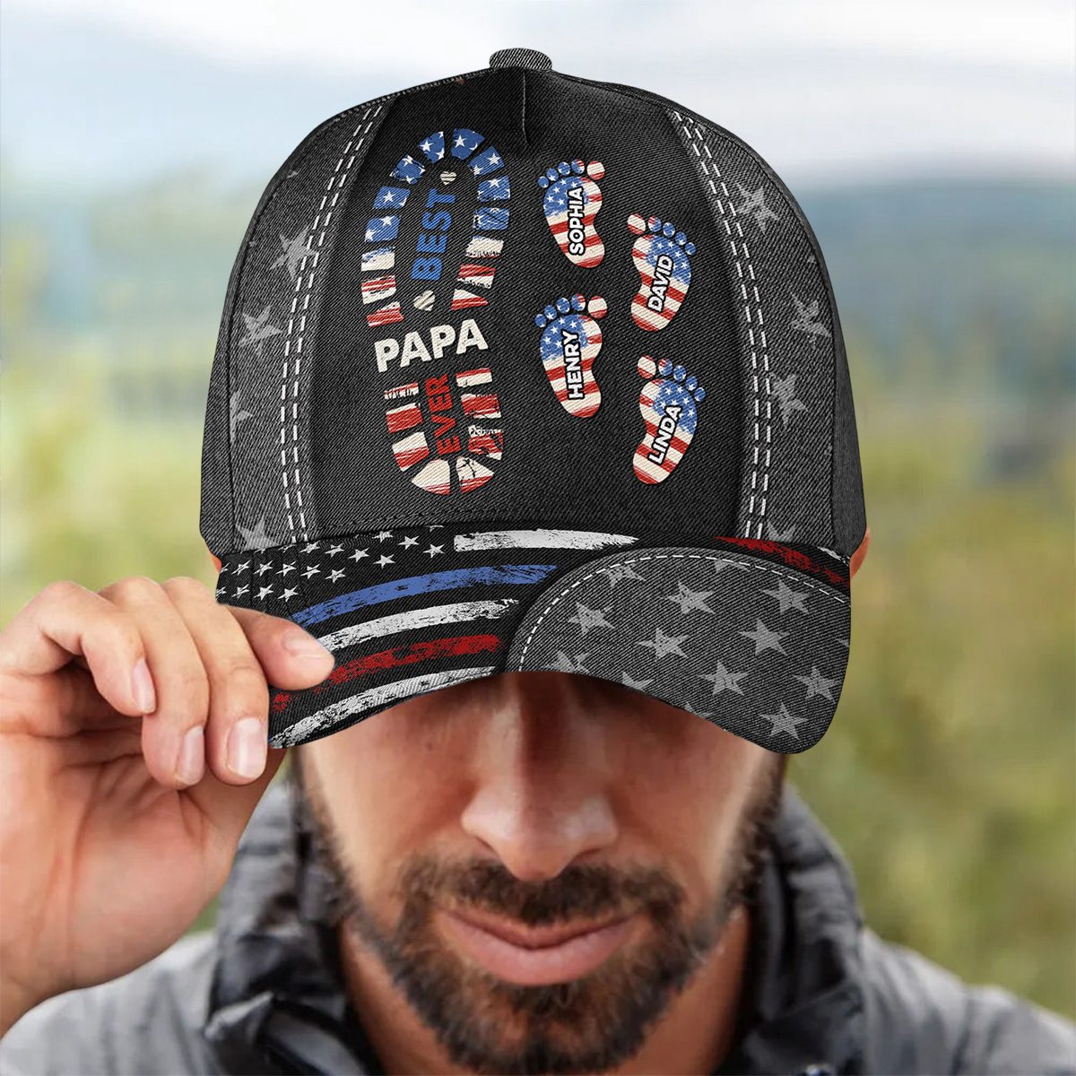 Best Dad Ever - Personalized Custom Classic Cap Gift For Father