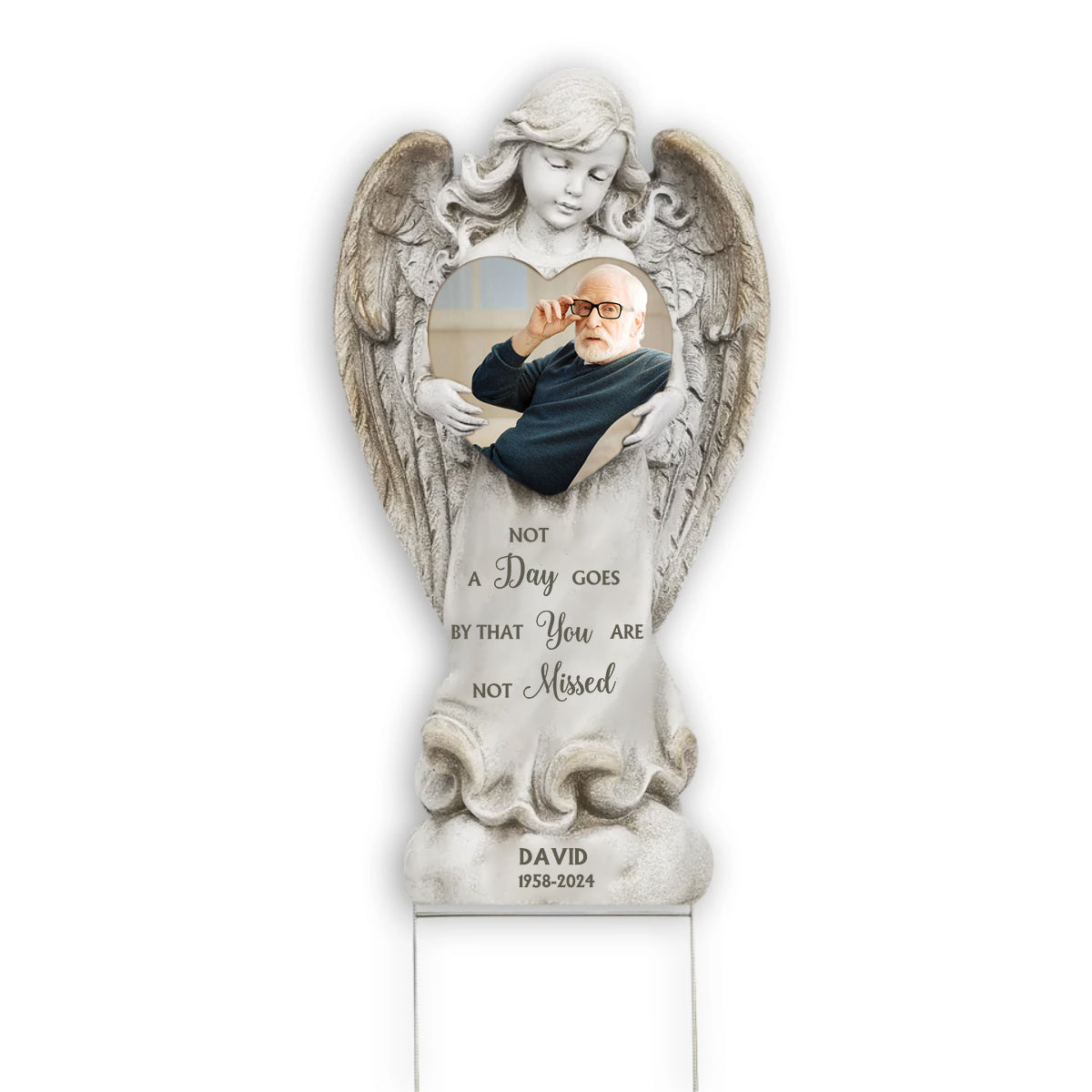 Forever With The Angels Personalized Yard Sign