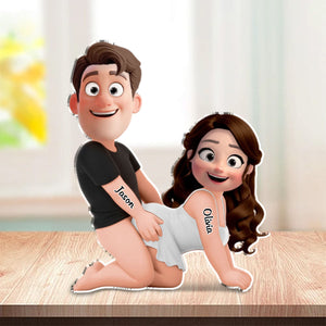 Naughty Personalized Couple Plaque - Gifts For Couple