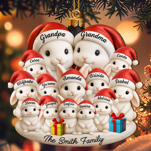 Celebrate Your Family's Magical Christmas,  Personalized Custom Wood Ornament, Gift For Family