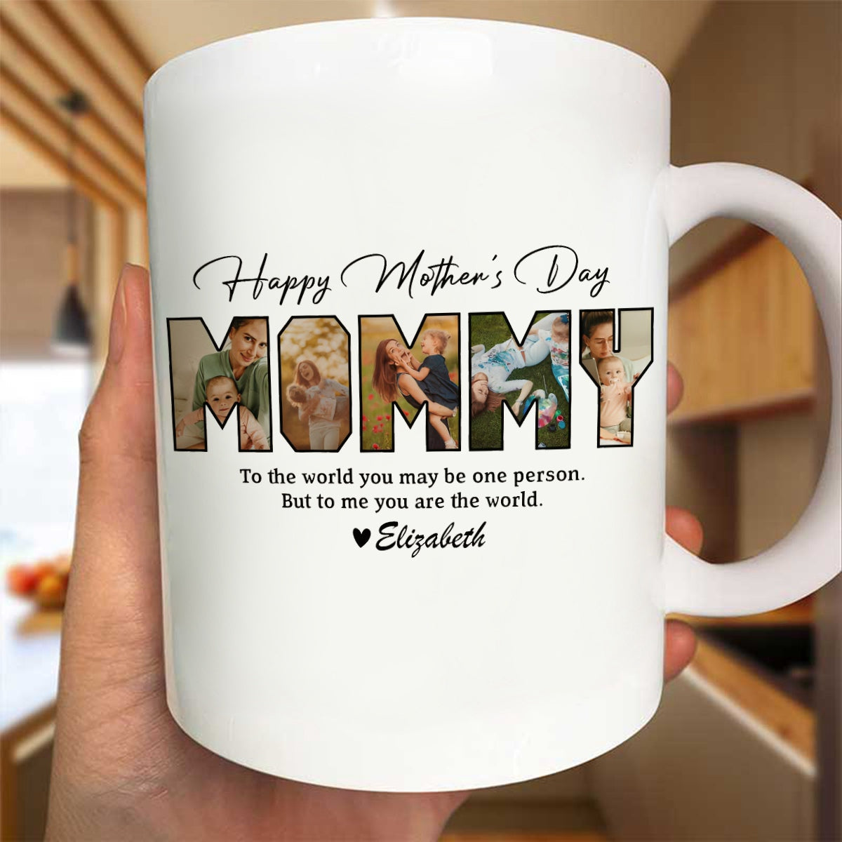Personalized Photo Happy Mother's Day To Mom Mug