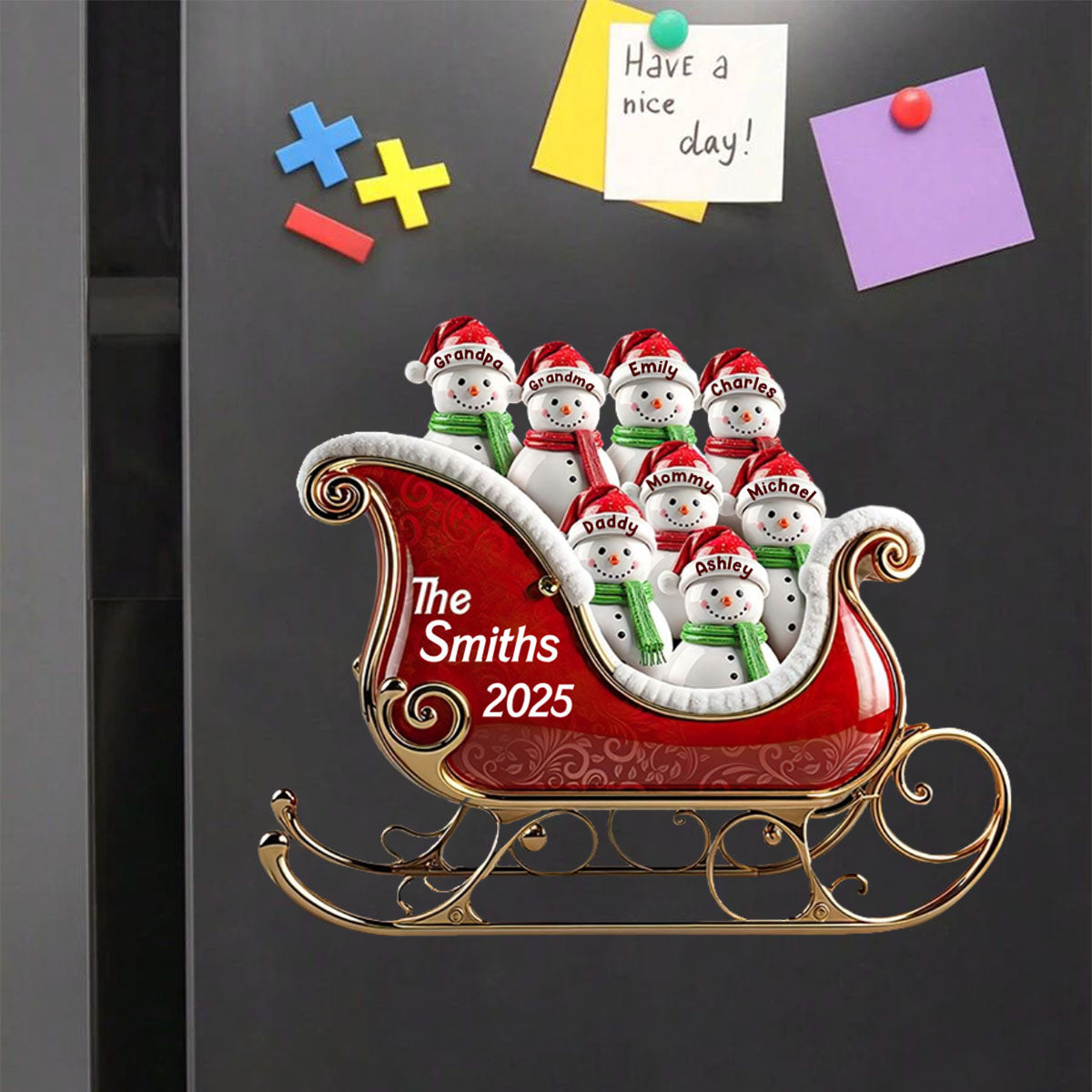 Snow Squad - Personalized Custom Decal Gift