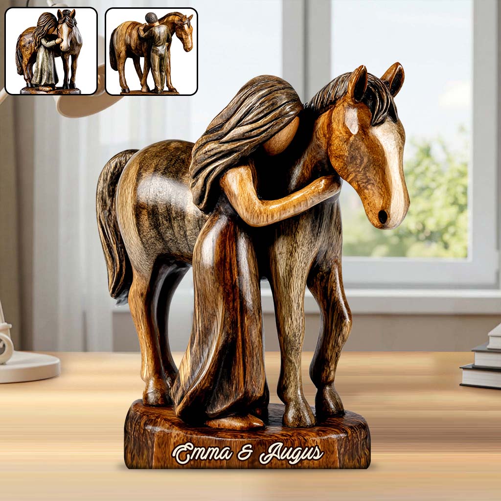 Horse Lovers - Personalized Horse Shaped Acrylic Plaque