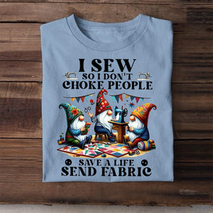 Save a Life Send Fabric T shirt