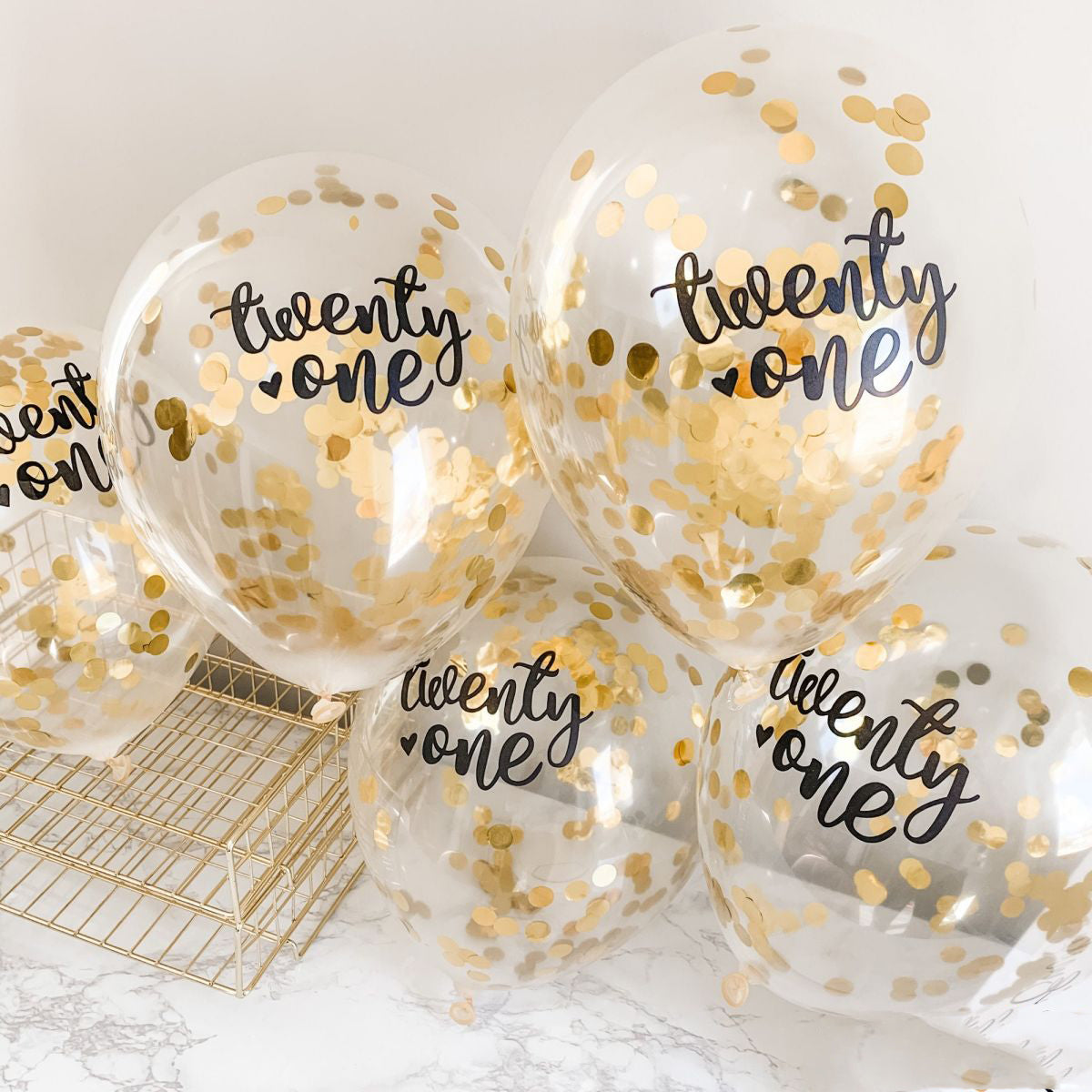 Personalized Sequined Balloons Birthday Party Decorations