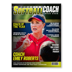 Softball Coach Magazine Cover Canvas, Personalized Coach Appreciation Gift, Thank You Softball Coach Wall Art, End Of Season Coach Keepsake