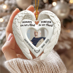 Angel Wings Memorial Personalized Acrylic Ornament