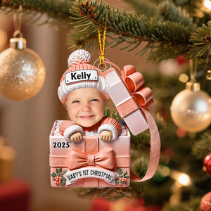Gift Box Baby - Personalized Acrylic Ornament