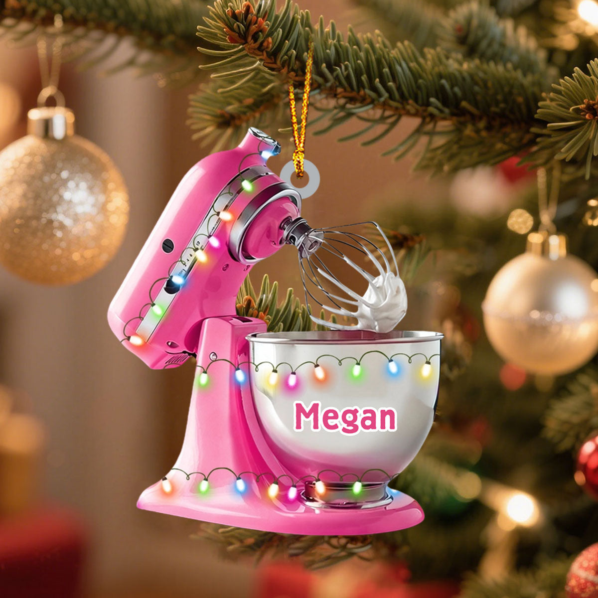 Baker Gift Baking Mixer - Personalized Christmas Ornament
