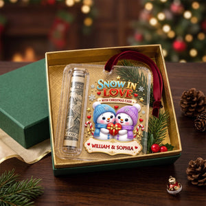Couple Gift Personalized Christmas Cash Holder Acrylic Ornament