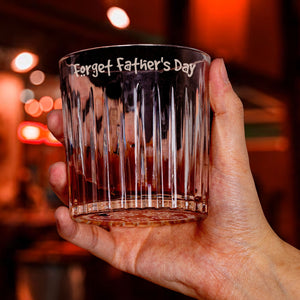 From Your Favorite Unemployed Freeloader Dog Dad - Personalized Whiskey Glass