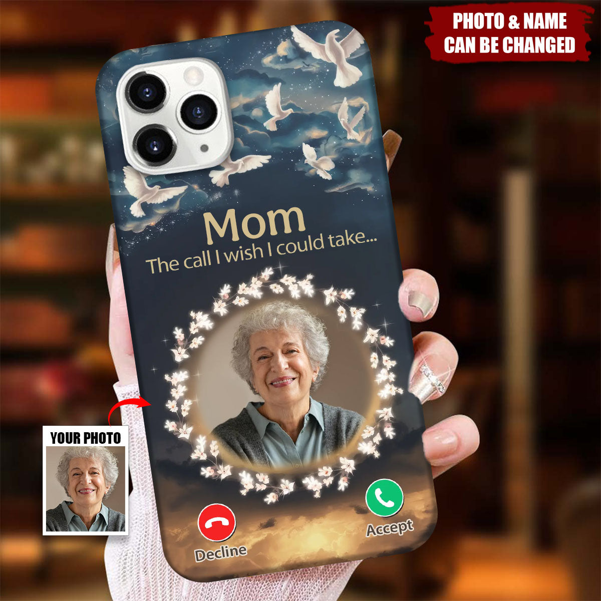 Because Every Memory Deserves A Special Place - Memorial Personalized Phone Case