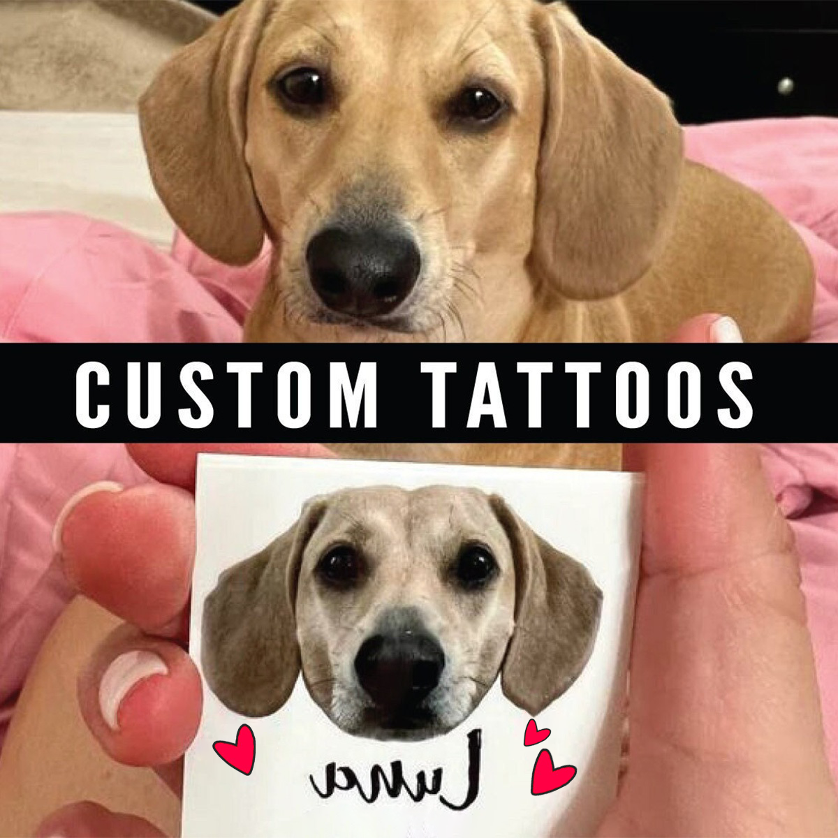 Personalized Tattoo-Custom TemporaryTattoo, Bachelorette Party Favor