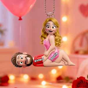 Couple Love You Everyday Personalized Acrylic Ornament - Gifts For Couple