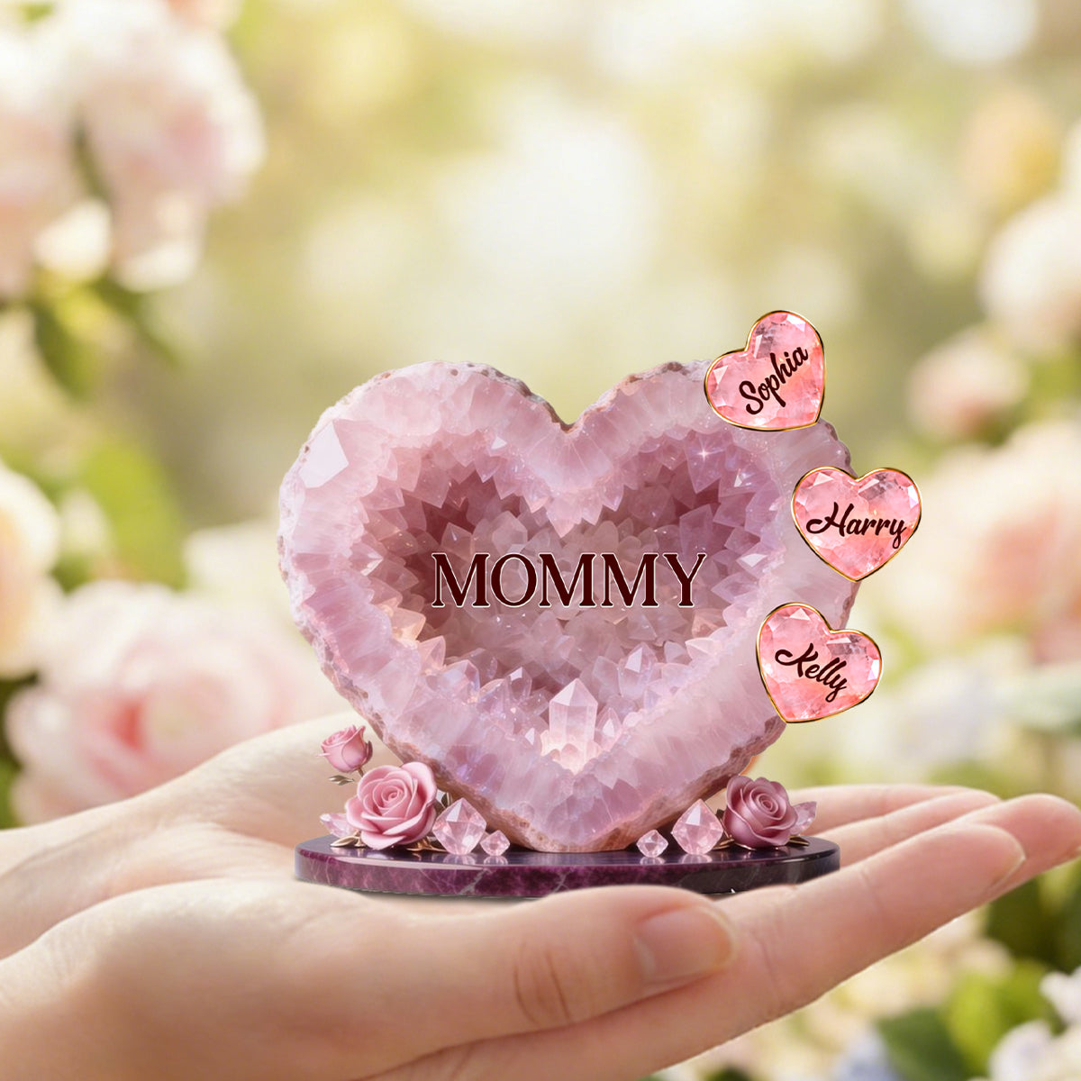 Mommy Heart - Acrylic Plaque Personalized Gifts For Mom