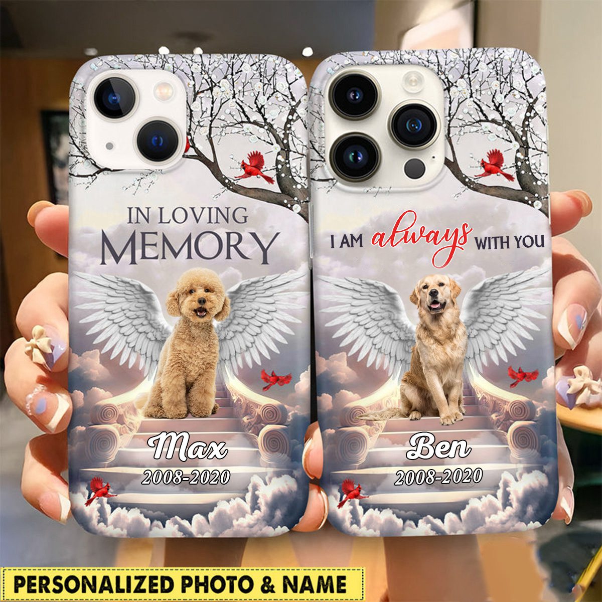 Personalized In Loving Memory In Heaven Phone Case