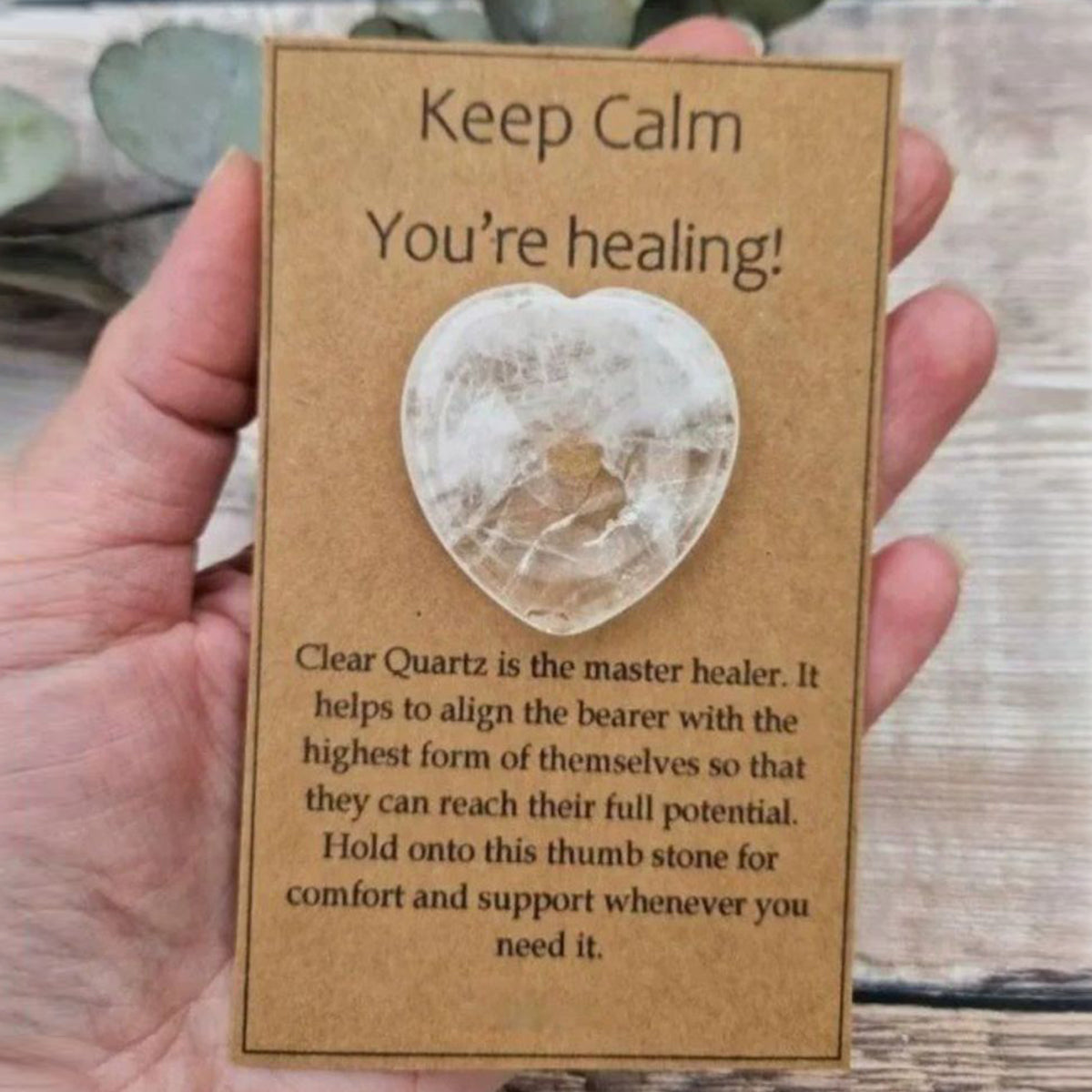 Crystals bring good luck/confidence.  Protect and support crystal gifts