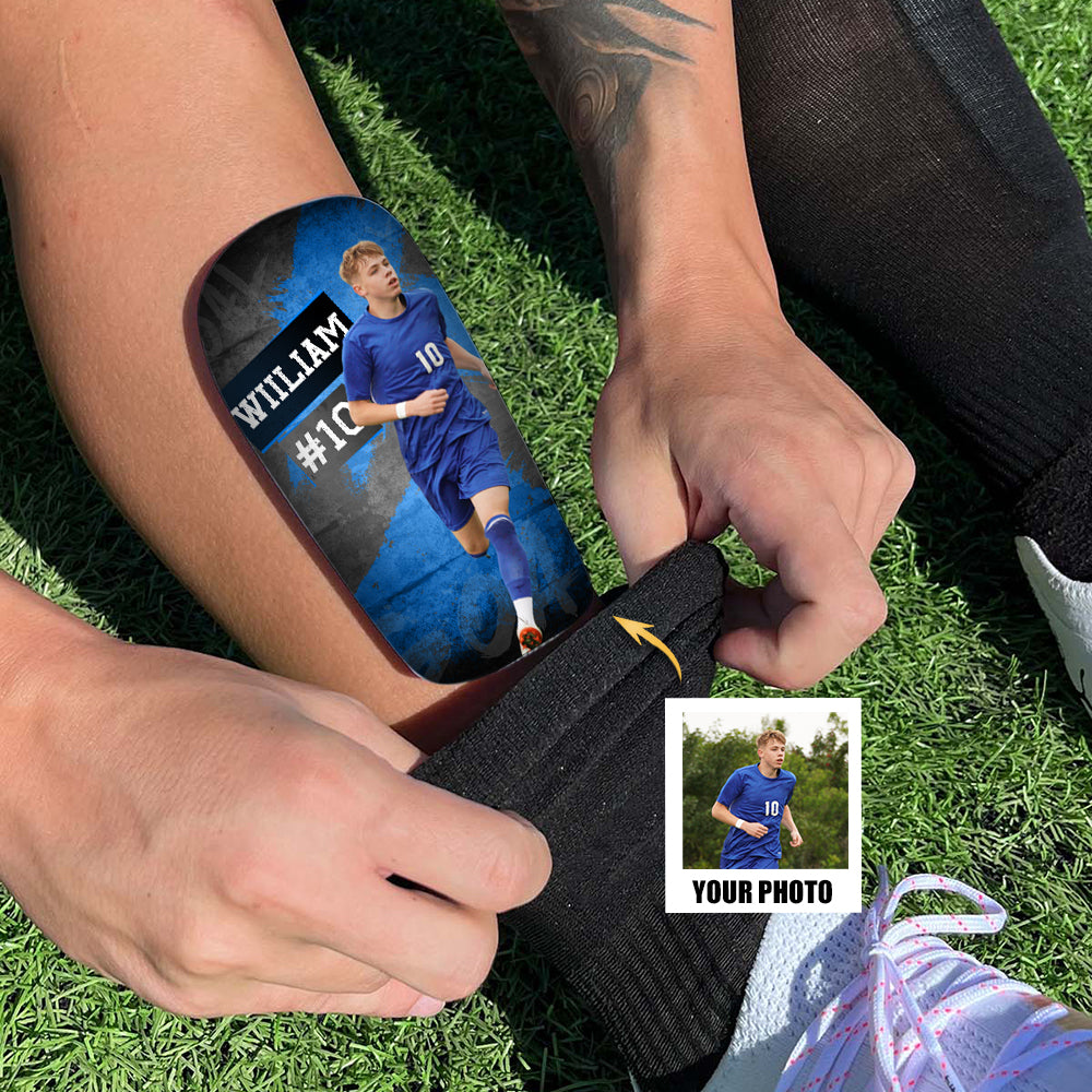 Colorful Splash Ink-Personalized Football/Soccer Shinpads