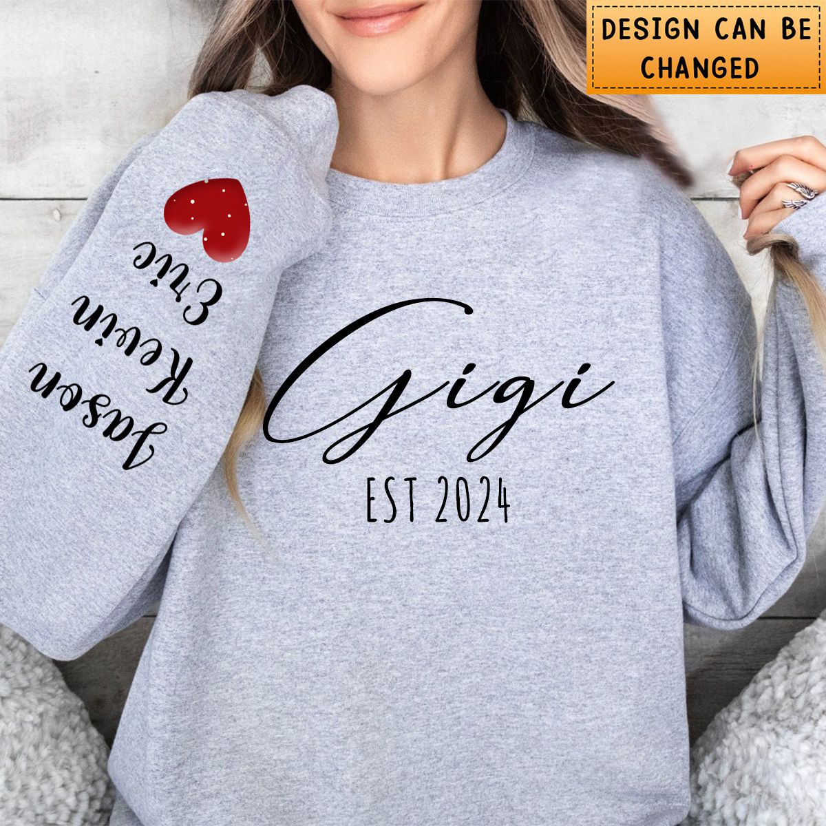 Personalized Mama Sweatshirt With Kids Names