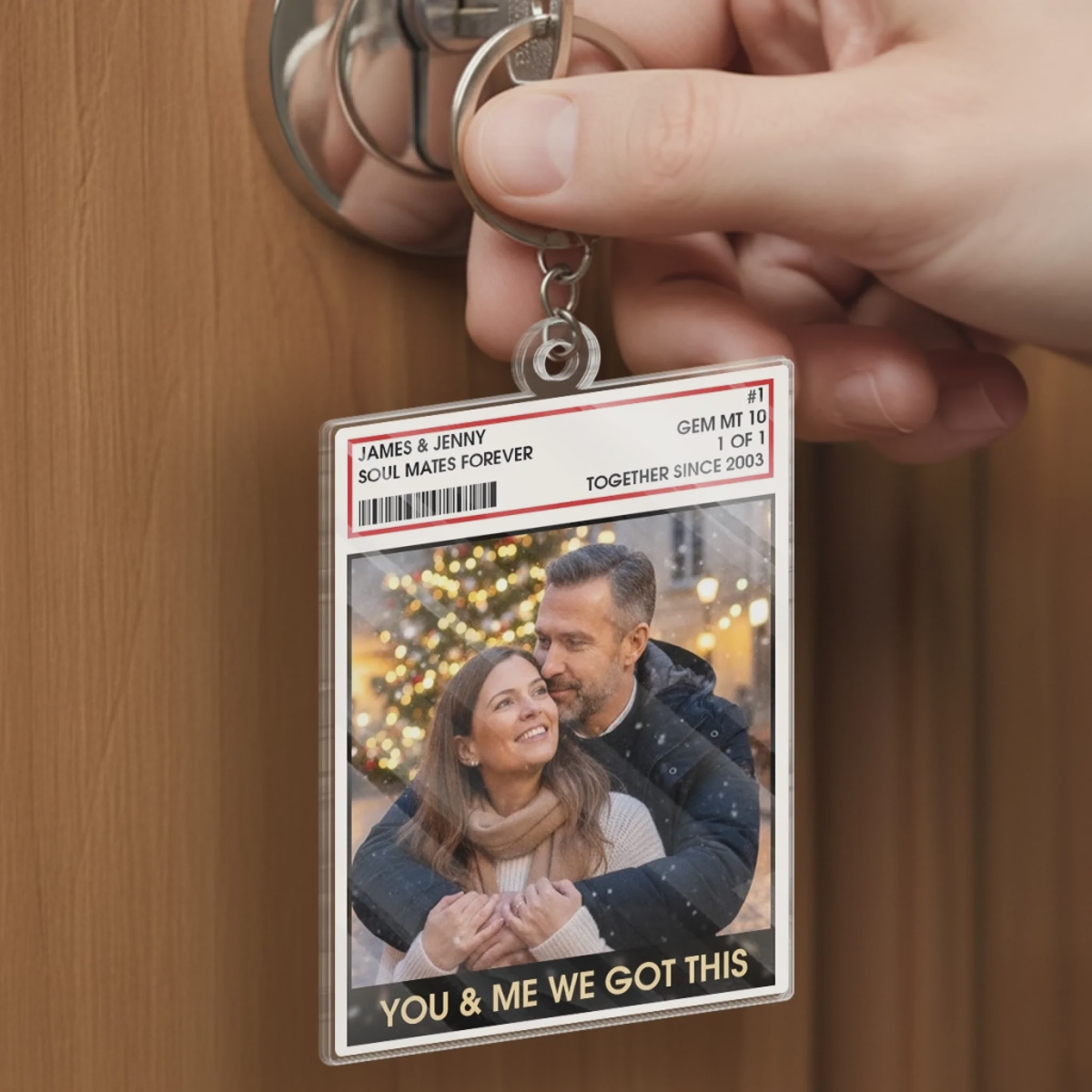 You And Me,  We Got This - Personalized Acrylic Keychain Gifts For Husband And Wife