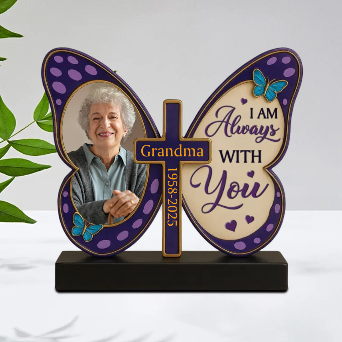 Custom Photo A Silent Tear, A Lasting Love - Memorial Personalized Custom Acrylic Plaque Custom Shape