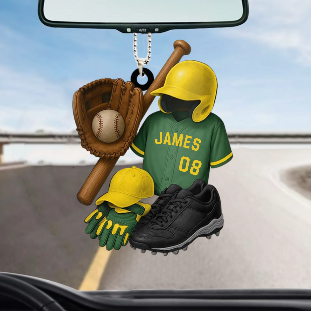 Baseball and Sports Gear - Personalized Arcylic Ornament Gift For Sports Enthusiasts