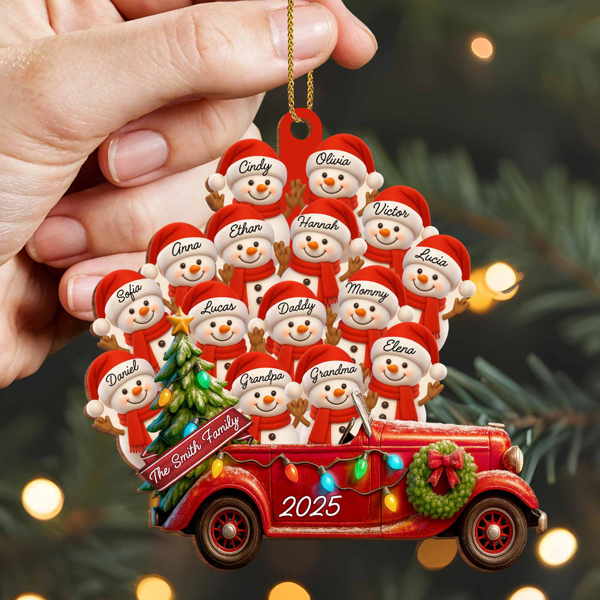 A Special Holiday Season, Personalized Wood Ornament, Gift For Family and Christmas Lovers