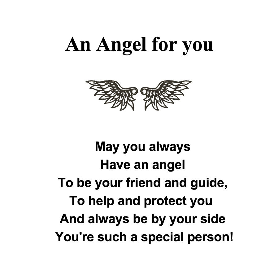 Protection Angel Personalized Guardian Angel Keychain, Best Friend Gift Idea
