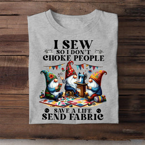 Save a Life Send Fabric T shirt