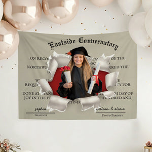 Photos Custom-Personalized Graduation Wall Tapestry