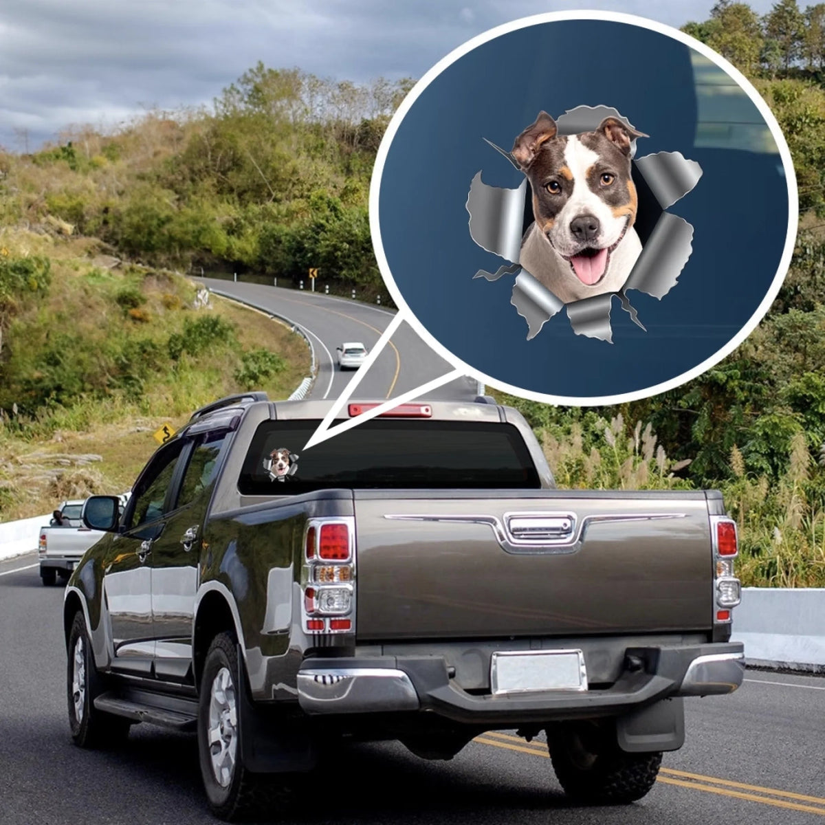 Cracking You Up, One Paw At A Time - Personalized Custom Photo Decal Gifts For Dog Cat Lovers, Dog Dad Mom