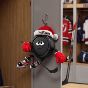 "Hockey Life" – Personalized Christmas Ornament | Custom Ice Hockey Keepsake For Players & Fans