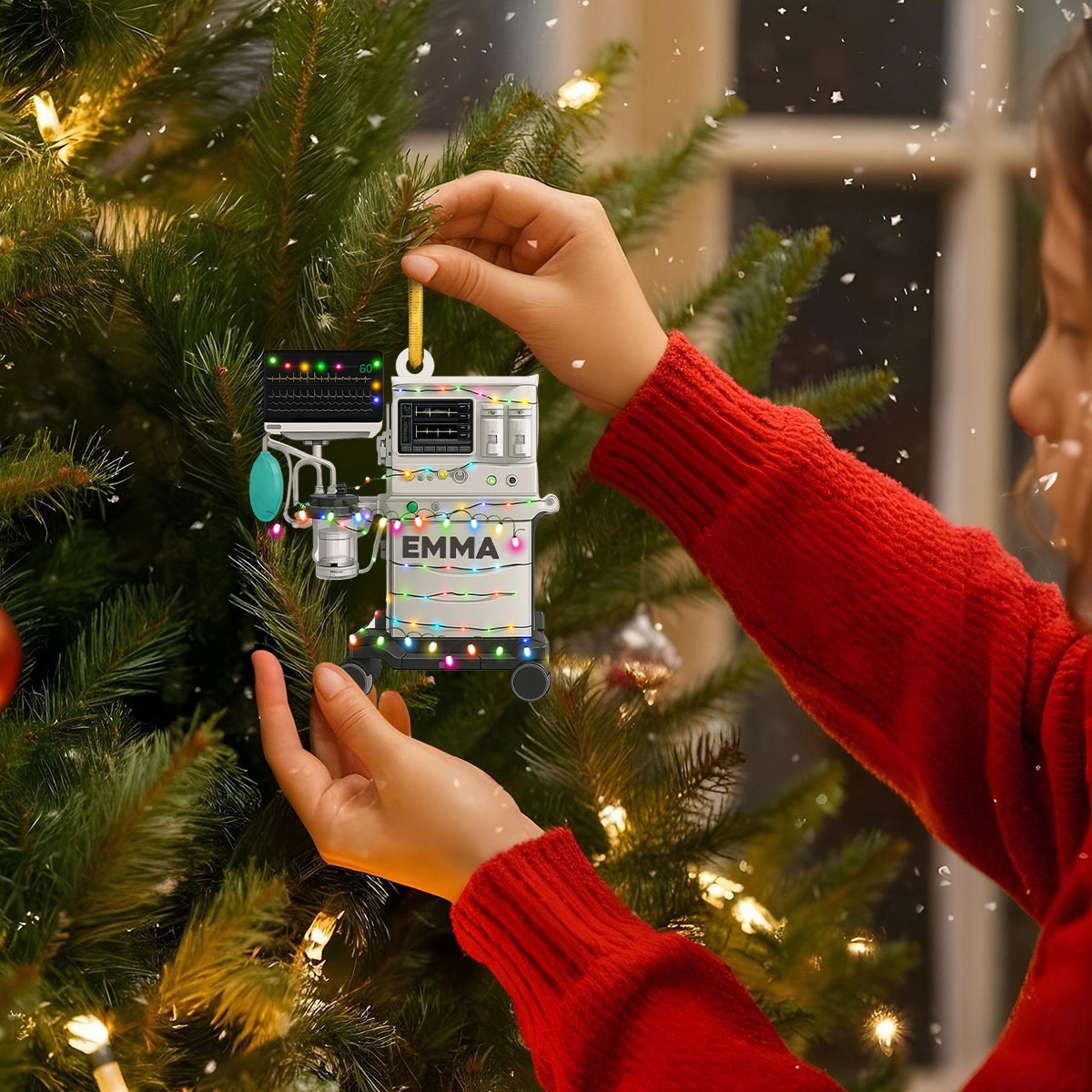 Collection of Hospital Medical Equipment - Personalized Acrylic Ornament