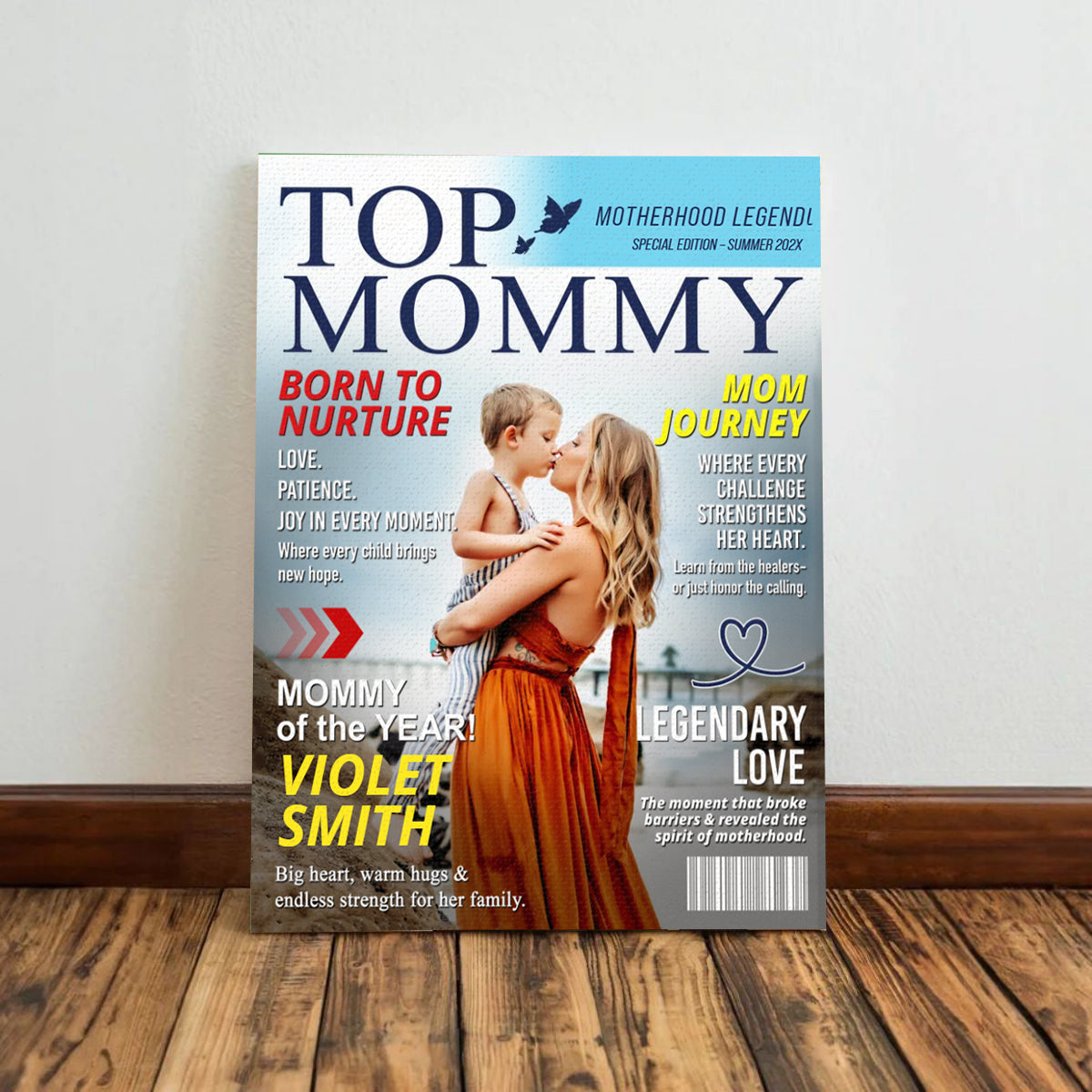Personalized Mommy Magazine Cover – Custom Mom Gift, Mother’s Day Gift, Mom Birthday Gift Idea