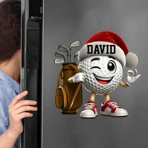 Golf Player Personalized Golf Ball Decal