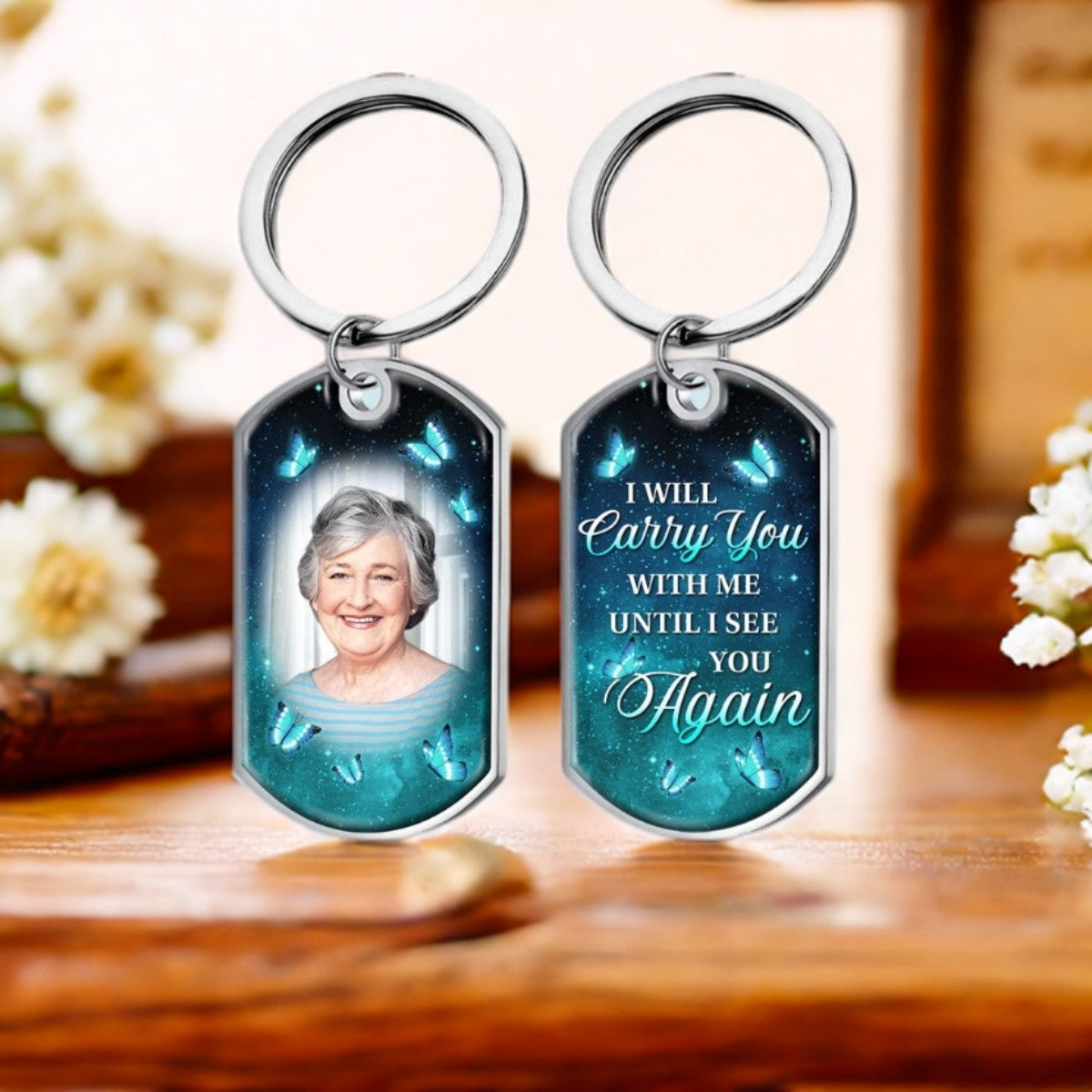 You Hold My Heart Forever - Memorial Personalized Keychain