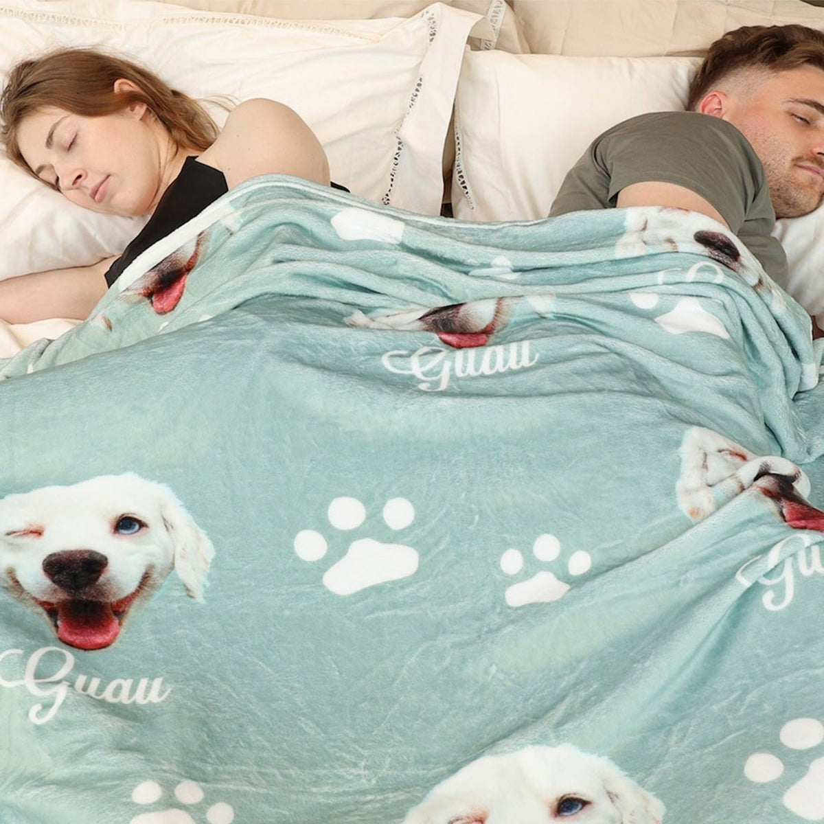 Personalized Dog Blanket with Name