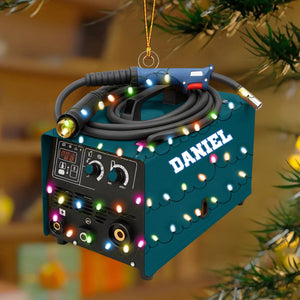 Personalized Welder Ornament,Welding Tool Ornaments for Christmas Tree