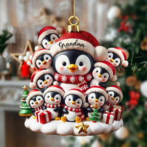 Celebrate Family Love - Personalized Custom Acrylic Ornament - Gift For Family And Collectors