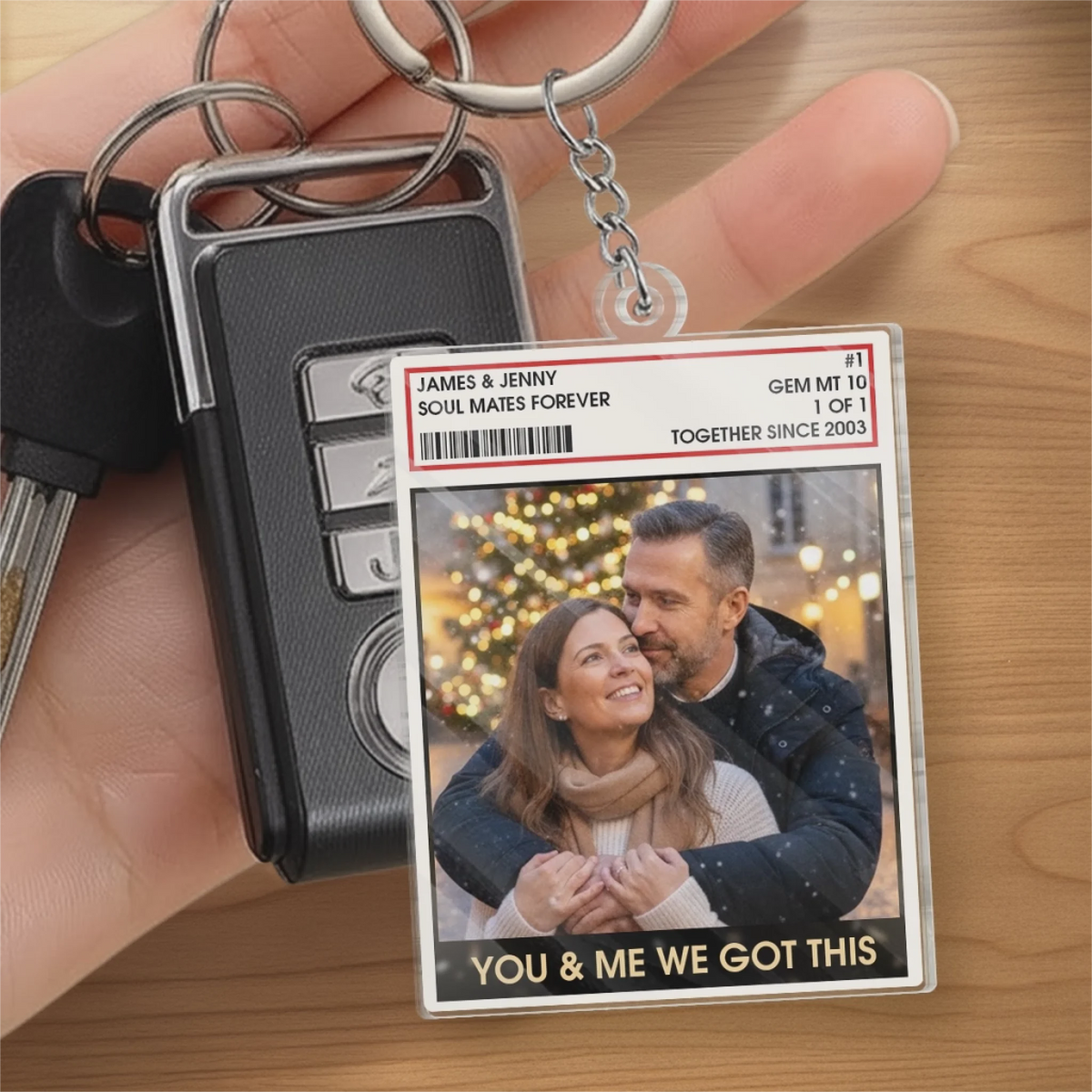 You And Me,  We Got This - Personalized Acrylic Keychain Gifts For Husband And Wife