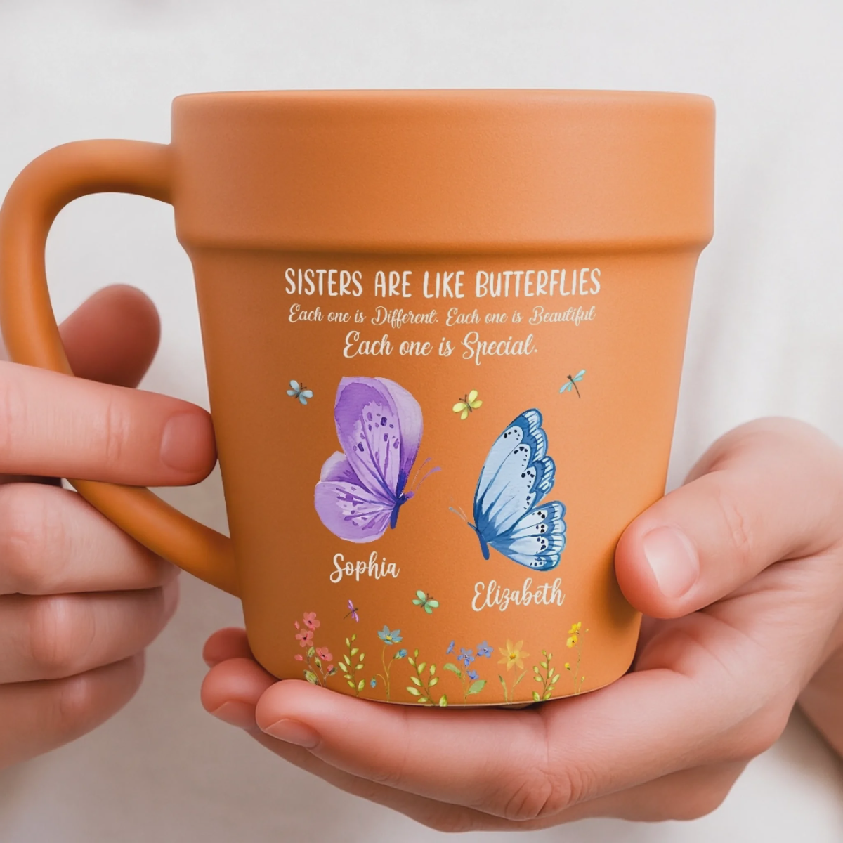 Personalized Garden Plant Pot Ceramic Mug