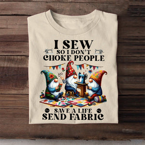 Save a Life Send Fabric T shirt