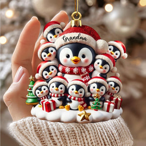 Celebrate Family Love - Personalized Custom Acrylic Ornament - Gift For Family And Collectors