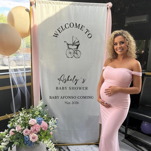 Baby Shower - Personalized Baby Shower Welcome Sign,  Oh Baby Welcome Decorations